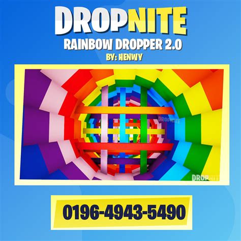 dropper map codes fortnite